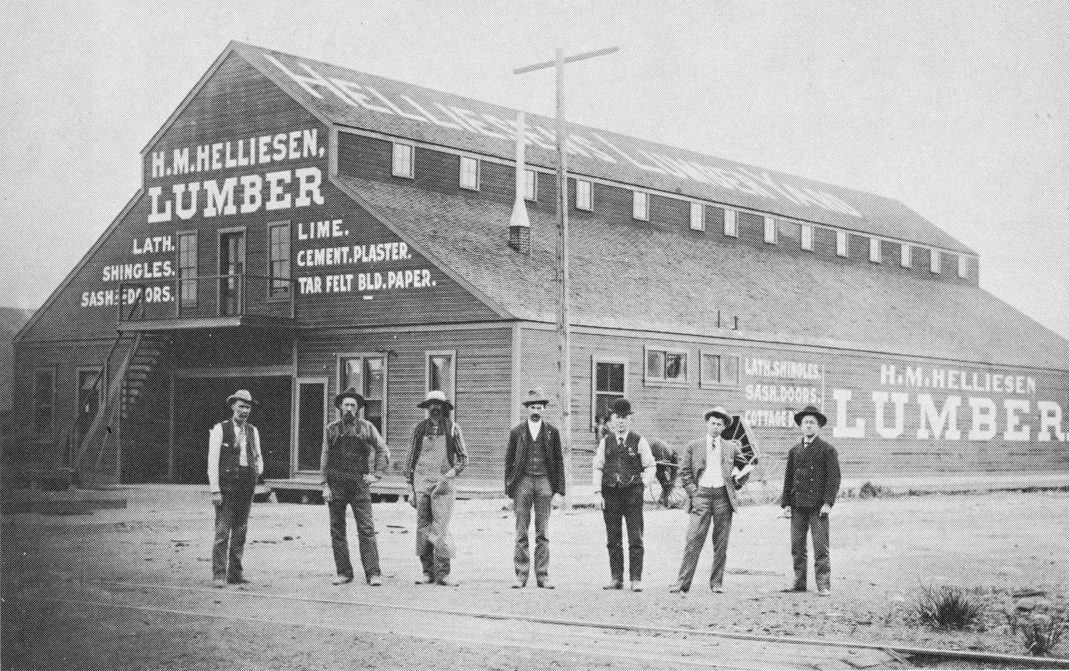 Helliesen Lumber circa 1903